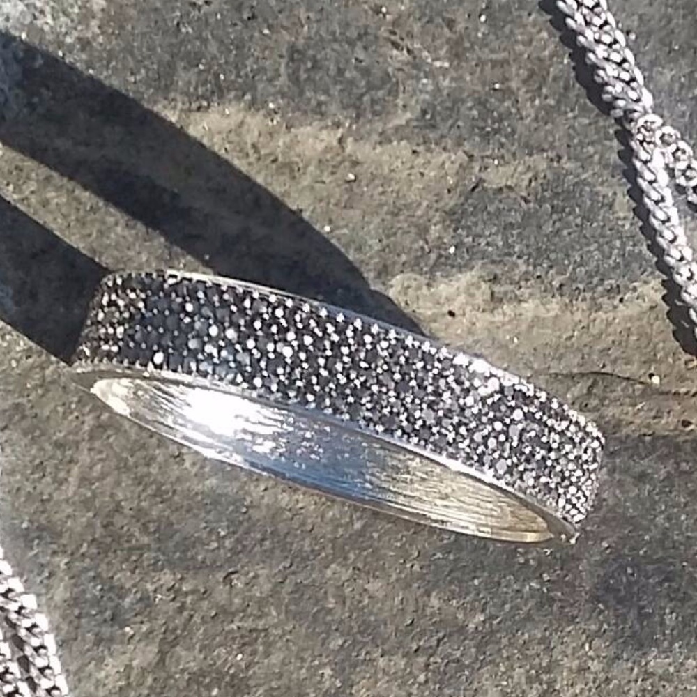 Steeple Silver Bling Bracelet